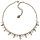 Konplott - Pearl n Ribbons - Weiß , Antikmessing, Halskette