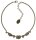 Konplott - Dragon Shield - Weiß, Antiksilber , Antikmessing, Halskette