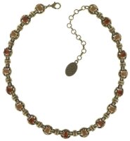 Konplott - Aztec - Braun , Antikmessing, Halskette