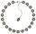 Konplott - Rivoli Concave - Weiß, Kristall , Antiksilber, Halskette