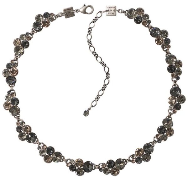 Konplott - Petit Glamour - Grau, Antiksilber, Halskette mit Anhänger