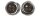 Konplott - Sparkle Twist - Braun, dunkel, Crystal Bronze Shade, Antiksilber, Ohrringe mit Stecker