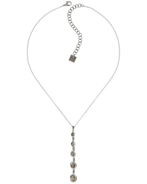 Konplott - Sparkle Twist -  Crystal Bronze Shade, Antiksilber, Halskette mit Anhänger