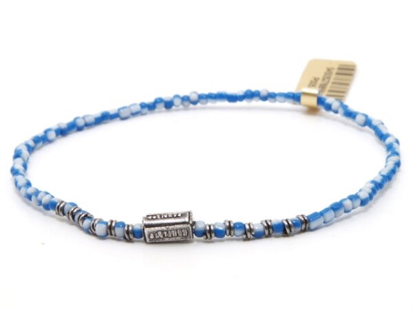 Konplott - Petit Glamour dAfrique Armbänder - Blau, Antiksilber, Armband