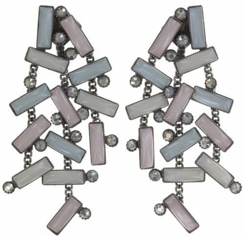 Konplott - Small Tones Beating - Multi, Pastel, Pastel, Antiksilber, Ohrringe mit Stecker