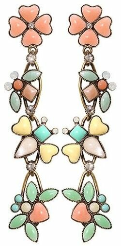 Konplott - Bug Me Now - Pastel, Multi, Multi, Antikmessing, Ohrringe mit Stecker