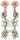 Konplott - Bug Me Now - Pastel, Multi, Multi, Antikmessing, Ohrringe mit Stecker