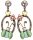 Konplott - Bug Me Now - Pastel, Multi, Multi, Antikmessing, Ohrringe mit Stecker