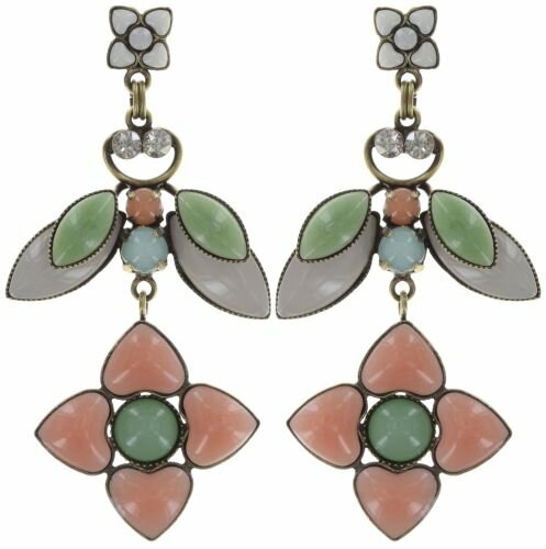 Konplott - Bug Me Now - Pastel, Multi, Multi, Antikmessing, Ohrringe mit Stecker