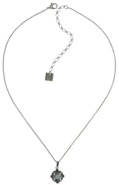 Konplott - Byzantine - Schwarz, Antiksilber, Halskette mit Anhänger