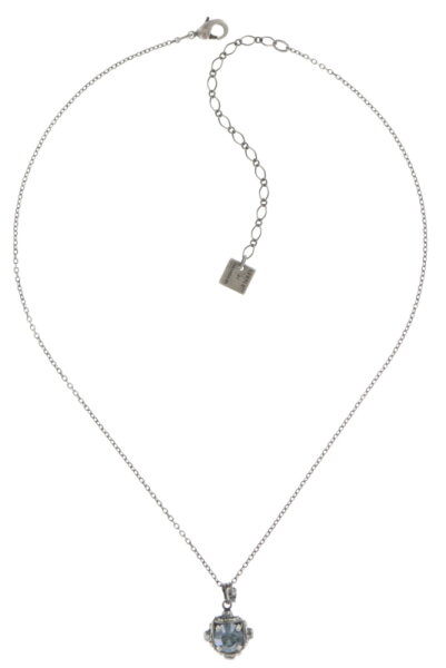 Konplott - Byzantine - Grau, Antikmessing, Halskette mit Anhänger