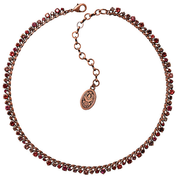 Konplott - Halsketten / Collier Konplott - Rot, Antikkupfer, Halskette mit Anhänger