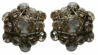 Konplott - Bended Lights - Braun, Antikmessing, Ohrringe...