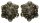 Konplott - Bended Lights - Braun, Antikmessing, Ohrringe mit Stecker