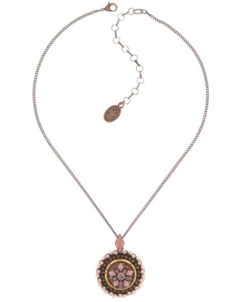 Konplott - Oriental Bliss - Rosa, Antikkupfer, Halskette mit Anhänger