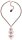 Konplott - Aquarell - Rosa, Antikkupfer, Antiksilber, Halskette mit Anhänger