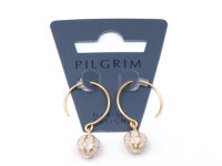 Pilgrim - Serie 583 - Rosa, vergoldet, Ohrringe
