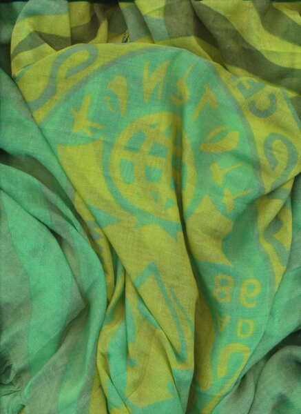 Schal von Konplott - 2014- Farbe  B12  Grün Lime