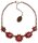Konplott - Kyoto Love - Rot, dunkel, Antiksilber, Halskette