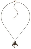 Konplott - Flower Zumzum - Braun, Antikkupfer, Halskette