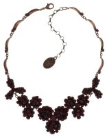 Konplott - Tropical - dunkel Rot, Antikkupfer, Halskette