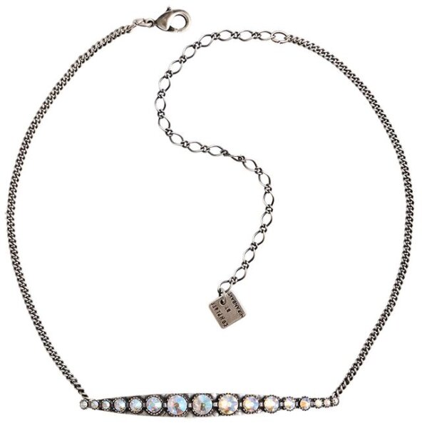 Konplott - Global Glam De Luxe - beige, antique silver, necklace choker