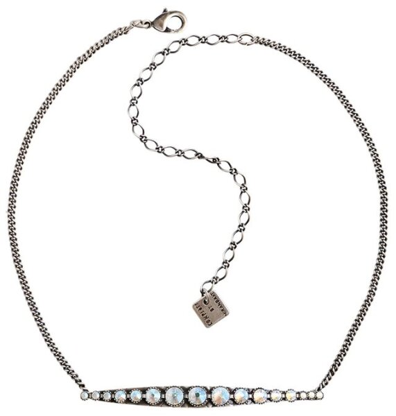 Konplott - Global Glam De Luxe - white, antique silver, necklace choker