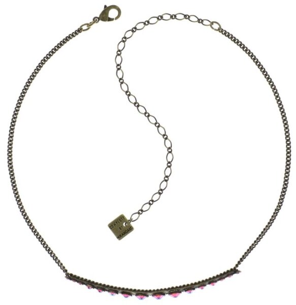 Konplott - Global Glam De Luxe - red, orange, antique brass, necklace choker