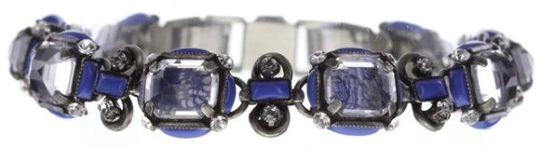 Konplott - Color on the Rocks - blue, antique silver, bracelet 0