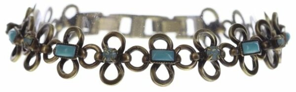 Konplott - Color on the Rocks - green, antique brass, bracelet 0