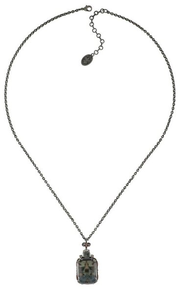 Konplott - Color on the Rocks - rose, antique silver, necklace pendant