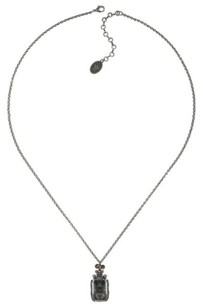 Konplott - Color on the Rocks - rose, antique silver, necklace pendant