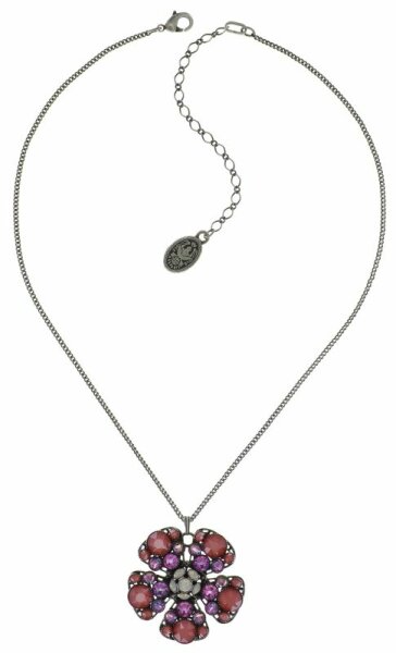 Konplott - Lost Garden - pastel, multi, antique silver, necklace pendant