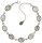 Konplott - Chinoiserie - white, antique silver, necklace