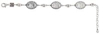 Konplott - Chinoiserie - white, antique silver, bracelet