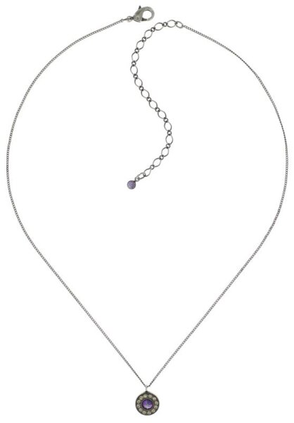 Konplott - Spell on You - lila, crystal paradise shine, antique silver, necklace pendant