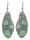 Konplott - Color Drops - green, antique silver, earring dangling