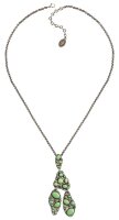 Konplott - Color Drops - green, antique silver, necklace...