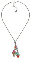 Konplott - Color Drops - multi, antique silver, necklace...
