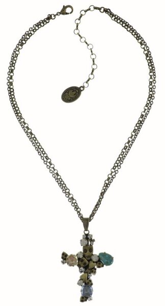 Konplott - Pirates in Paris - multi, antique brass, necklace pendant