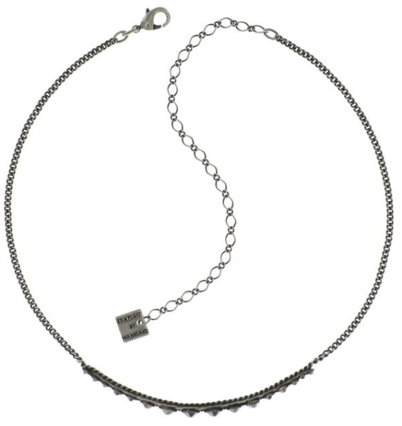 Konplott - Global Glam De Luxe - black, antique silver, necklace