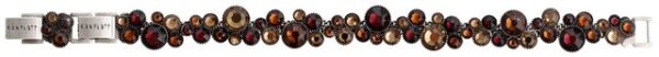 Konplott - Water Cascade - brown, red, antique silver, bracelet