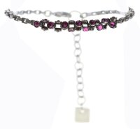 Konplott - Neon Lights - dark rose, antique silver, bracelet