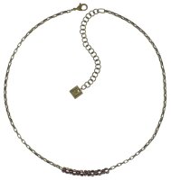 Konplott - Neon Lights - lila, antique brass, necklace