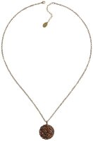 Konplott - Ballroom - brown, antique brass, necklace pendant