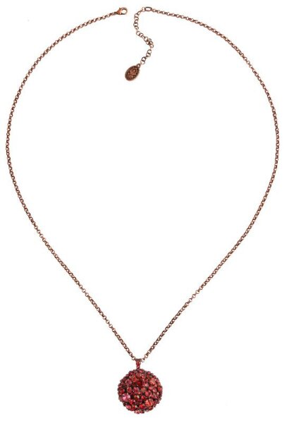 Konplott - Ballroom - coralline, antique copper, necklace pendant
