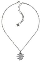Konplott - Hera - Weiß, Antiksilber, Halskette mit Anhänger