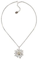 Konplott - Hera - white, antique silver, necklace...