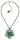 Konplott - Boho Twist - Grün, Antiksilber, Halskette mit Anhänger