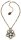 Konplott - Boho Twist - white, antique brass, necklace pendant